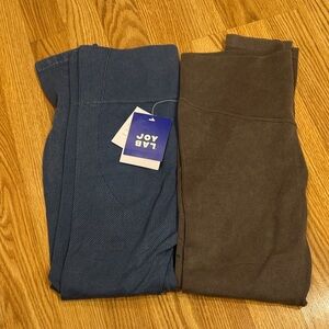 JoyLab Medium Leggings in Blue and Brown